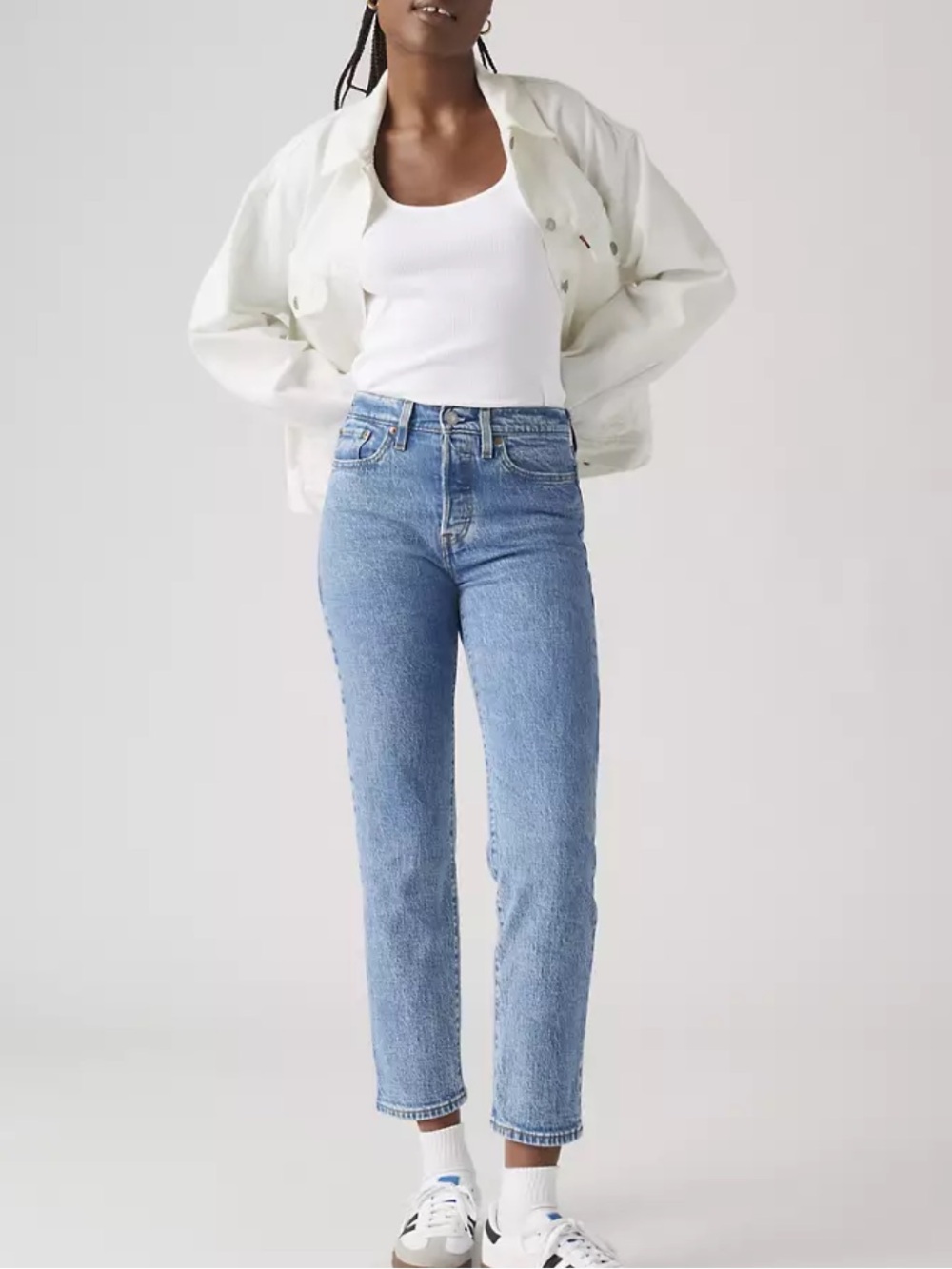 Levi's Wedgie Straight Ankle Women’s Jeans - Space to Think Size 28x26
